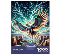 Jigsaw Puzzles for Adults 1000 Eagle Art Print Fantasy Jigsaw for Adults Relaxing Games Pattern Assembly Gifts for Friends And Family 38x26cm/1000pcs