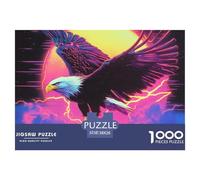 Jigsaw Puzzles for Adults 1000 Eagle, Puzzles for Adults, Challenging Puzzles Cyber Style, Puzzle Game for The Whole for Women, Gifts for Men 38x26cm/1000pcs