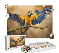 Jigsaw Puzzles for Adults 1000 Educational Game jigsaw puzzle Hard Difficult Challenging Large Puzzle Jigsaw Home Wall Decors Family Challenge Unique Gifts Theme: Parrot Animals(2) Puzzle W3H-434