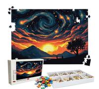 Jigsaw Puzzles for Adults 1000 Educational Game jigsaw puzzle Hard Difficult Challenging Large Puzzle Jigsaw Home Wall Decors Family Challenge Unique Gifts Theme: Abstract Starry Sky Puzzle W3H-699