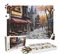 Jigsaw Puzzles for Adults 1000 Educational Game jigsaw puzzle Hard Difficult Challenging Large Puzzle Jigsaw Home Wall Decors Family Challenge Unique Gifts Theme: Abstract Street(2) Puzzle W3H-643