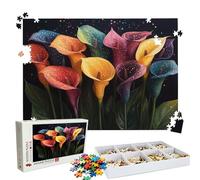Jigsaw Puzzles for Adults 1000 Educational Game jigsaw puzzle Hard Difficult Challenging Large Puzzle Jigsaw Home Wall Decors Family Challenge Unique Gifts Women/Men Theme: Dream Flower Puzzle W3H-85