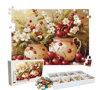Jigsaw Puzzles for Adults 1000 Educational Game jigsaw puzzle Hard Difficult Challenging Large Puzzle Jigsaw Home Wall Decors Family Challenge Unique Gifts Women/Men Theme: Fruit Flower Puzzle W3H-298