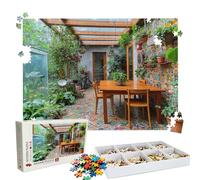 Jigsaw Puzzles for Adults 1000 Educational Game jigsaw puzzle Hard Difficult Challenging Large Puzzle Jigsaw Home Wall Decors Family Challenge Unique Gifts Theme: Plant Greenhouse Puzzle W3H-493