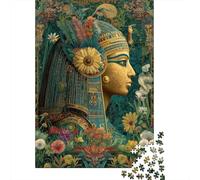 Jigsaw Puzzles for Adults 1000 Egyptian Goddess Art Print Adult Jigsaw Brain Teaser Game Analysis And Logic Challenging To Complete 38x26cm/1000pcs