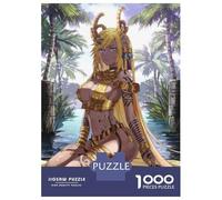 Jigsaw Puzzles for Adults 1000 Egyptian Goddess Statue Jigsaw for Adults Relaxing Games Presents for Women Challenging To Complete 38x26cm/1000pcs