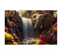 Jigsaw Puzzles for Adults 1000, Elephant Jigsaws 1000 Pieces for Adults, Impossible Jigsaws Puzzle Challenging Game for The Whole, Wooden Jigsaw Puzzles for Gifts for Women Men, Decor Theme:Fall -1358