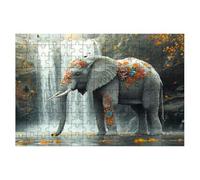 Jigsaw Puzzles for Adults 1000, Elephant Jigsaws 1000 Pieces for Adults, Impossible Jigsaws Puzzle Challenging Game for The Whole, Wooden Jigsaw Puzzles for Gifts for Women Men, Decor Theme:Fall -1458
