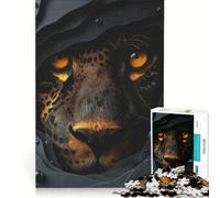 Jigsaw Puzzles for Adults 1000 ELUSIVE JAGUAR, Fun Games, Decompressing Intellectual, Improving Love between Couples 38x26cm