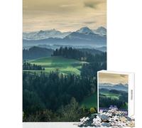 Jigsaw Puzzles for Adults 1000 Emmental Switzerland Educational Toy Gift Birthday Practical Game Interesting Stress Reduction Size 38x26cm