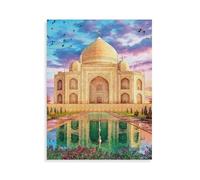 Jigsaw Puzzles for Adults 1000，Enchanting Taj Mahal，Hard Impossible Difficult Challenging Family Puzzle，Educational Puzzle Games Home Decoration（38x26cm）-AN3