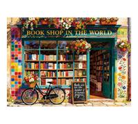 Jigsaw Puzzles For Adults 1000 Encounter Bookshop | Challenging Game，Games for the whole family,Brain Enhancement Activity,gifts for women,gifts for men