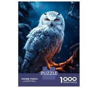 Jigsaw Puzzles for Adults 1000 Epic Snowy Snow Owl Puzzles for Adults DIY Toys Pattern Assembly Gifts for Friends And Family 38x26cm/1000pcs