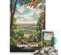 Jigsaw Puzzles for Adults 1000 Epping Forest Landscape, Fun Games, Decompressing Intellectual, Improving Love between Couples 38x26cm