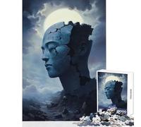 Jigsaw Puzzles for Adults 1000 Erosion of Thoughts Jigsaw for Teenagers Stress Reliever Difficult And Challenge Toys Educational Games (38x52cm)