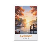 Jigsaw Puzzles for Adults 1000 Fairhope Alabama 1000 Piece Puzzle Challenging Game for The Whole for Women,Gifts for Men 26x38cm