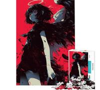 Jigsaw Puzzles for Adults 1000 Fallen Angel Fun at Home Activities, Home Art Decor Practical Game for And from 14 Years And over (50x75cm)