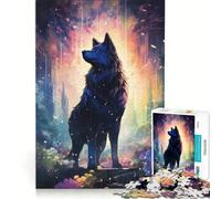 Jigsaw Puzzles for Adults 1000 Fantasia German Shepherd, Fun Games, Decompressing Intellectual, Improving Love between Couples 38x52cm