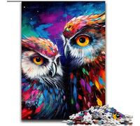 Jigsaw Puzzles for Adults 1000 Fantasy Art Owl Jigsaw Puzzles size : 38x26cm for Teenager & Families, Perfect DIY Decor & Brain-Teasing Challenge