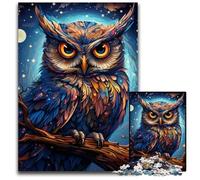 Jigsaw Puzzles for Adults 1000 Fantasy Art Owl Puzzles for Adults Educational Brain Teaser, Artistic Home & Office Decor, 14+ Age 26X38CM/10.23x14.96inch