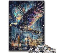 Jigsaw Puzzles for Adults 1000 Fantasy Eagle Teenager Jigsaw,Family Activity Fun at Home Activities, Birthday Present,Travel Gifts (26x38cm)