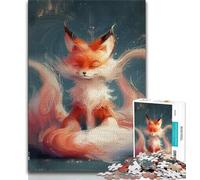 Jigsaw Puzzles for Adults 1000 Fantasy Fox 1000 Pieces for Adults,Fun Games Every Piece Is Unique - Challenging Family Fun Game (size 75x50cm)