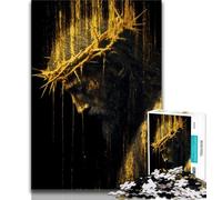 Jigsaw Puzzles for Adults 1000 Fantasy Jesus,Help The Brain Exercise Addictive Toys to Cultivate Patience Artists Collection,Fine Art (75x50cm)