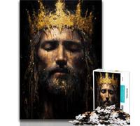 Jigsaw Puzzles for Adults 1000 Fantasy Jesus,Help The Brain Exercise Addictive Toys to Cultivate Patience Artists Collection,Fine Art (38x26cm)