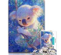 Jigsaw Puzzles for Adults 1000 Fantasy Koala Teenager Jigsaw,Challenging Game Toys Wall Decoration Unique Birthday And Xmas Gifts 38x26cm