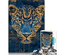 Jigsaw Puzzles for Adults 1000 Fantasy Leopard Adult Puzzles,Toys Educational Games Stress Relieving Unique Birthday And Gifts 75x50cm