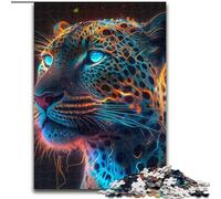 Jigsaw Puzzles for Adults 1000 Fantasy Leopard Puzzles for Adults size 26x38cm DIY Decoration, Brain Challenge, for Adult, Family