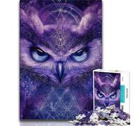 Jigsaw Puzzles for Adults 1000 Fantasy Owl 1000 Pieces for Adults,Learning Educational Toys Family Games Gifts for Friends And Family (size 38x26cm)