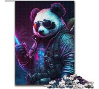 Jigsaw Puzzles for Adults 1000 Fantasy Panda cardboard Jigsaw Puzzles size 26x38cm Challenging DIY Brain Teaser, Perfect Family Game Or Decorative Gift