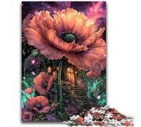 Jigsaw Puzzles for Adults 1000 Fantasy Poppy Flowers for Age 14+ Educational Games For Adults And Teenagers Artwork Gift 50x75cm