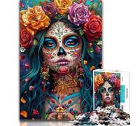 Jigsaw Puzzles for Adults 1000 Fantasy Skeleton,Help The Brain Exercise Addictive Toys to Cultivate Patience Artists Collection,Fine Art (75x50cm)