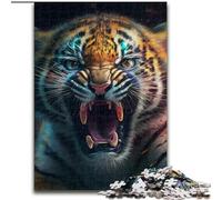 Jigsaw Puzzles for Adults 1000 Fantasy Tiger Jigsaw Puzzles size : 50x75cm for Teenager & Families, Perfect DIY Decor & Brain-Teasing Challenge