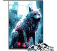 Jigsaw Puzzles for Adults 1000 Fantasy Wolf Puzzle Made of cardboard,Develops Hand-Eye Coordination Skills, Perfect for Birthday Gifts 1000pcs(26x38cm)
