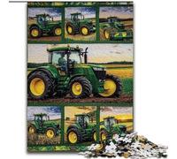 Jigsaw Puzzles for Adults 1000 Farm Implement Tractor 1000 Piece Jigsaw Family Bonding Activity, Unique Gift for Holidays & Birthdays (Size 50x75cm)