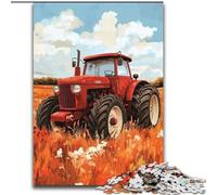 Jigsaw Puzzles for Adults 1000 Farm Implement Tractor Challenging Puzzles Impossible Hard Challenge Toy for Teenagers (Size 26x38cm)