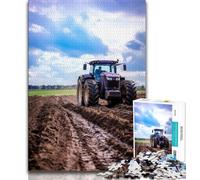 Jigsaw Puzzles for Adults 1000 Farm Implement Tractor Puzzles for Teenagers,Challenging Game for The Whole for Women, Gifts for Men 38x26cm
