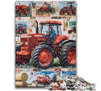 Jigsaw Puzzles for Adults 1000 Farm Implement Tractor Suitable for Ages 14 And Up Family Games Deal As Gifts for The Whole Family 26x38cm