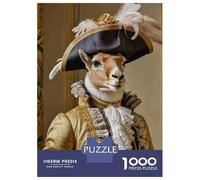 Jigsaw Puzzles for Adults 1000 Fawn in A Tricorn Hat Puzzles for Adults DIY Toys Pattern Assembly Gifts for Friends And Family 70x50cm/1000pcs