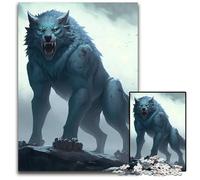 Jigsaw Puzzles for Adults 1000 Fenrir The Norse Wolf14Jigsaw Puzzles for Adults Intricate Design for Teenagers DIY Decor And BrainBoosting Fun 1000 PCS(38x26cm)