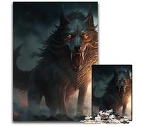 Jigsaw Puzzles for Adults 1000 Fenrir The Norse WolfJigsaw Puzzles for Adults Intricate Design for Teenagers DIY Decor And BrainBoosting Fun 1000 PCS(38x26cm)