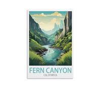 Jigsaw Puzzles for Adults 1000 Fern Canyon California 1000 Piece Impossible Puzzle for Adults Educational Games 50x70cm