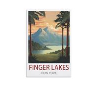 Jigsaw Puzzles for Adults 1000，Finger Lakes New York 1000 Piece Puzzle Challenging Game for The Whole for Women,Gifts for Men 26x38cm