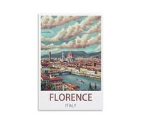 Jigsaw Puzzles for Adults 1000，Florence Italy 1000 Piece Impossible Puzzle for Adults Educational Games 38x26cm