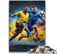 Jigsaw Puzzles for Adults 1000 Football Sports Puzzles for Teenagers,Challenging Game Toys Wall Decoration Unique Birthday And Xmas Gifts (50x75cm)