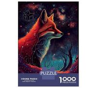 Jigsaw Puzzles for Adults 1000 Fox Galaxy Nature Puzzles for Adults DIY Toys Pattern Assembly Gifts for Friends And Family 52x38cm/1000pcs