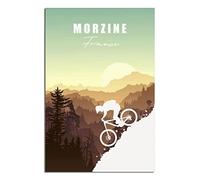 Jigsaw Puzzles for Adults 1000，France Morzine Mountain Paper Jigsaw Puzzle 1000 Pieces Adult Toys Decompression Game 38x26cm